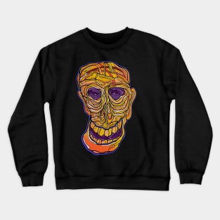 Twisted smiling skull Crewneck Sweatshirt